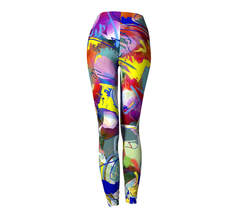 Artistic Legging - Energy and Expression - A wind of craziness - 96