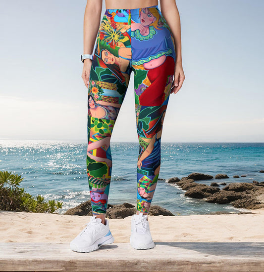 Artistic Legging - Energy and Expression -  Le cœur en fête - 94